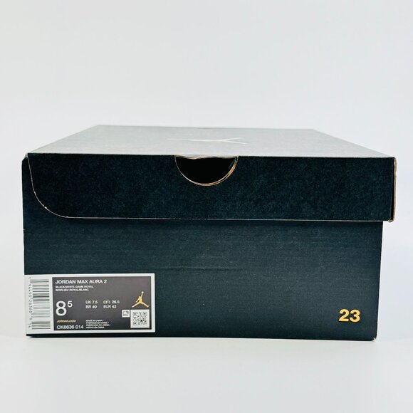 Air Jordan Max Aura 2 \'Black Game Royal\' CK6636-014 Basketball Multi Size main image 4